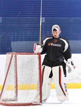 Тренировка перед игрой с "Медвешчаком"