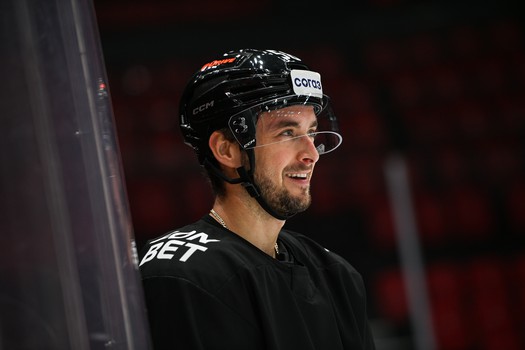 Тренировка «Авангарда» перед матчем с «Амуром»