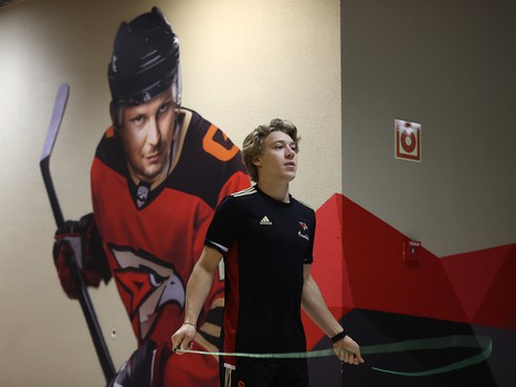 Тренировка «Авангарда» перед матчем с минским «Динамо»