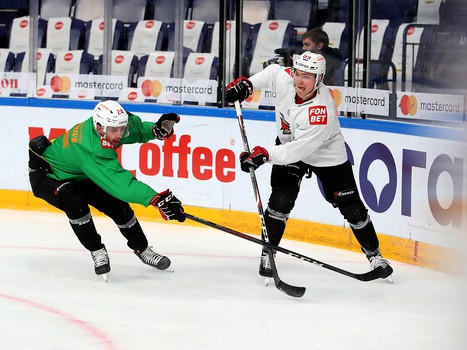 Раскатка «Авангарда» перед выездным матчем с «Ак Барсом»