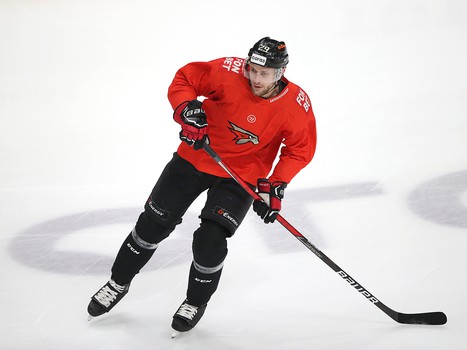 Раскатка «Авангарда» перед матчем с «Локомотивом»