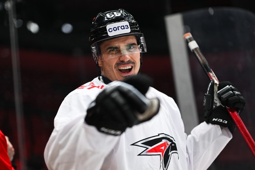 Раскатка «Авангарда» перед матчем с «Автомобилистом»