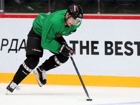 Раскатка «Авангарда» перед матчем с «Амуром»