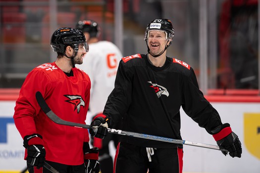 Раскатка «Авангарда» перед матчем с «Витязем»