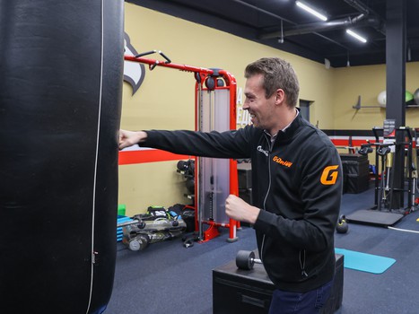 Даниил Квят на тренировке «Авангарда»