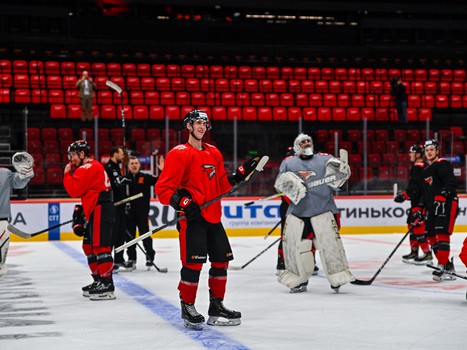 Открытая тренировка «Авангарда» перед плей-офф