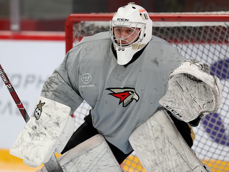 Раскатка «Авангарда» перед матчем с «Адмиралом»