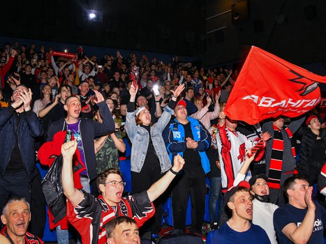 Омск празднует чемпионство «Авангарда»!