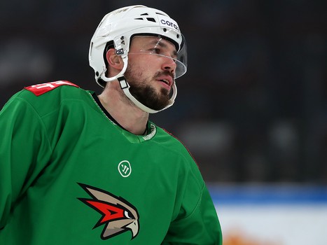 Тренировка «Авангарда» перед первым матчем серии в Магнитогорске