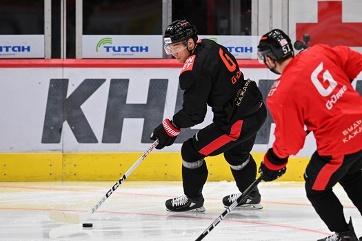 Тренировка «Авангарда» перед матчем с «Адмиралом»