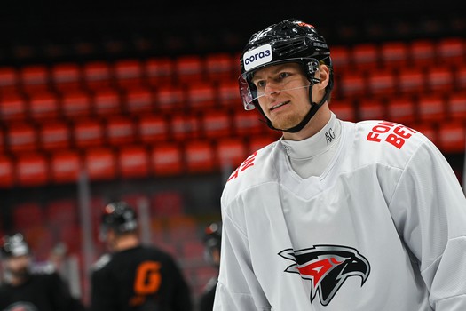 Раскатка «Авангарда» перед матчем с «Нефтехимиком»