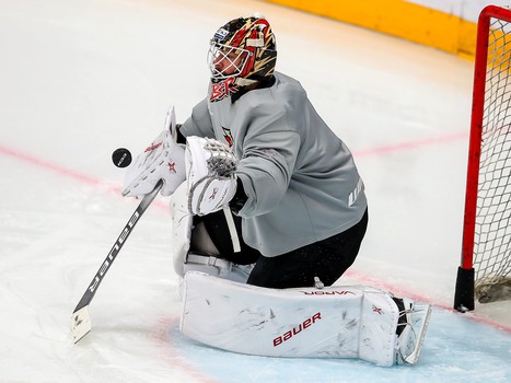 Раскатка «Авангарда» перед выездным матчем со «Спартаком»