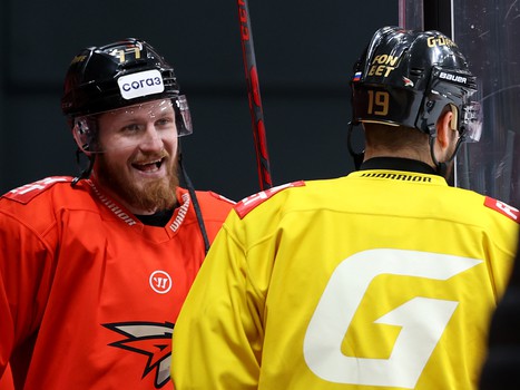 Раскатка «Авангарда» перед четвёртым матчем серии с «Металлургом»