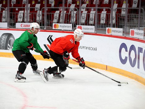 Раскатка «Авангарда» перед выездным матчем с «Трактором»