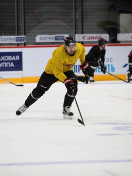 Раскатка «Авангарда» перед матчем с «Салаватом Юлаевым»