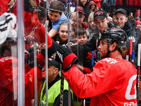 Открытая тренировка «Авангарда» перед вторым раундом плей-офф