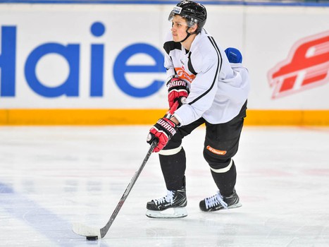 Раскатка "Авангарда" перед матчем с "Сибирью"