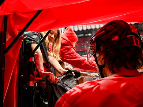 Открытая тренировка «Авангарда» перед вторым раундом плей-офф