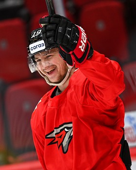 Раскатка «Авангарда» перед матчем со «Спартаком»