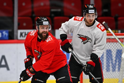 Раскатка «Авангарда» перед матчем с «Ак Барсом»