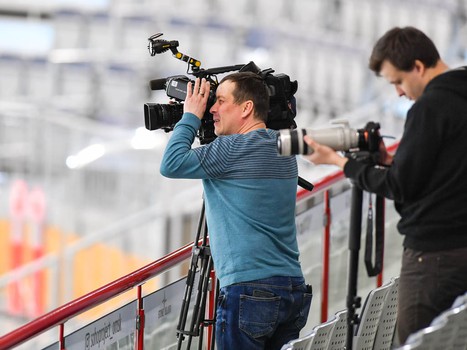 Открытая тренировка "Авангарда" для СМИ