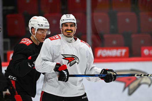 Тренировка «Авангарда» в Омске