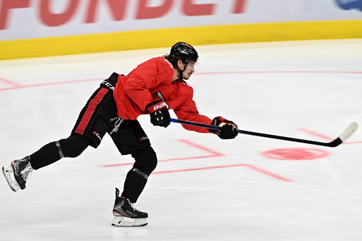 Раскатка «Авангарда» перед матчем с ЦСКА