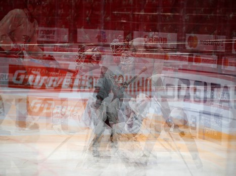 Раскатка «Авангарда» перед матчем с «Автомобилистом»