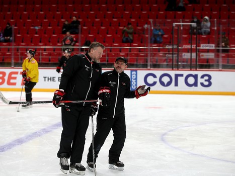 Открытая тренировка «Авангарда» перед стартом второго раунда плей-офф