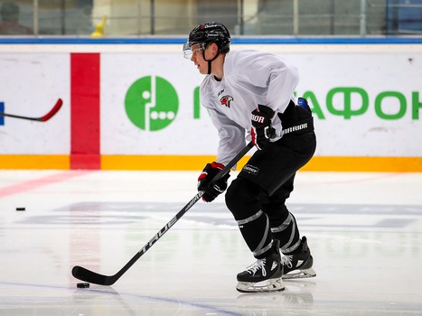 Раскатка «Авангарда» перед матчем с «Салаватом Юлаевым»