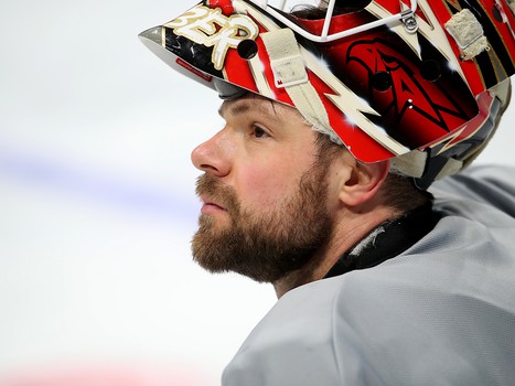 Тренировка «Авангарда» перед матчем в Уфе