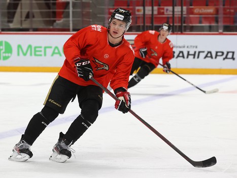 Раскатка «Авангарда» перед матчем с «Торпедо»