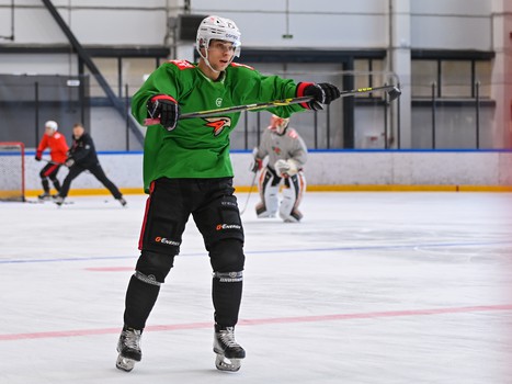 Тренировка «Авангарда» в Омске