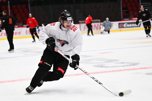 Тренировка «Авангарда» перед первым матчем серии с «Нефтехимиком»