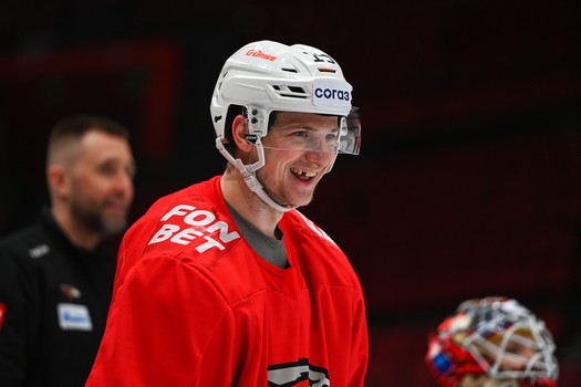 Тренировка «Авангарда» в Омске