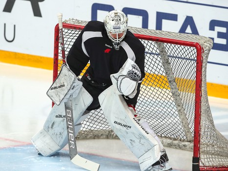 Раскатка «Авангарда» перед матчем со «Слованом»