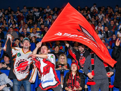 Омск празднует чемпионство «Авангарда»!