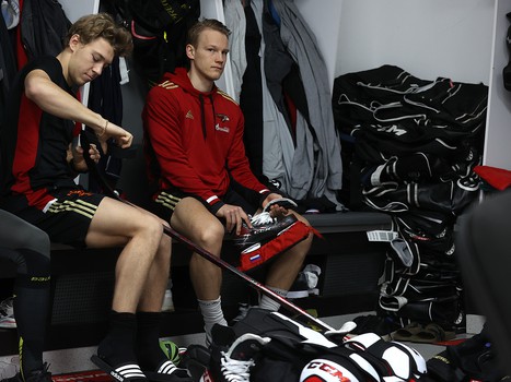 Первая тренировка Никиты Сошникова в «Авангарде»