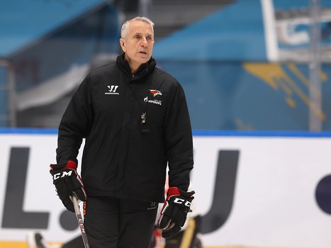 Раскатка «Авангарда» перед матчем в Сочи