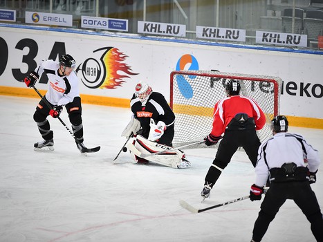 Раскатка "Авангарда" перед матчем со СКА