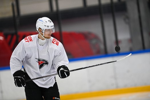 Тренировка «Авангарда» в Хоккейной Академии