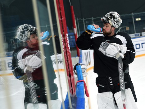 Раскатка "Авангарда" перед матчем с "Куньлунь Ред Стар"
