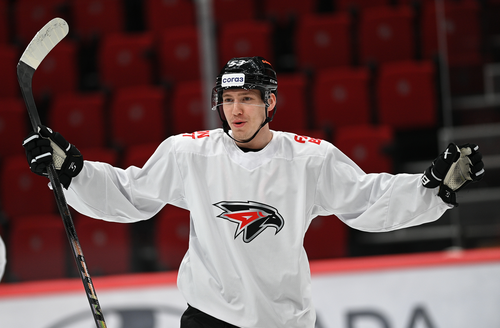 Раскатка «Авангарда» перед матчем с «Адмиралом»