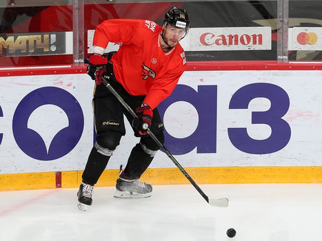 Тренировка «Авангарда» во время паузы в чемпионате