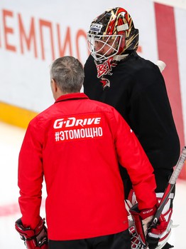 Раскатка «Авангарда» перед четвертым матчем финала с ЦСКА