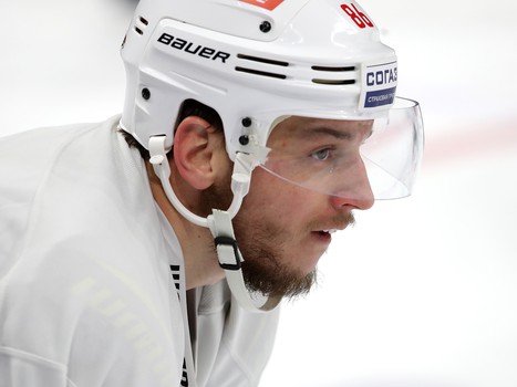 Раскатка «Авангарда» перед выездным матчем с московским «Динамо»