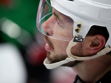 Тренировка «Авангарда» перед матчем в Уфе