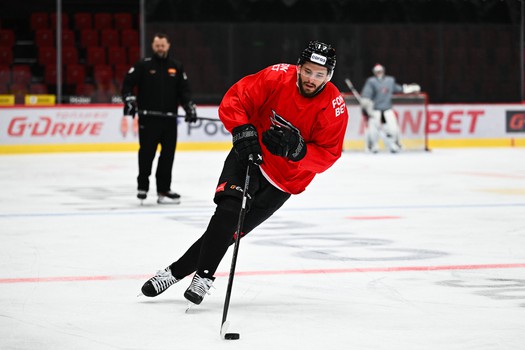 Раскатка «Авангарда» перед матчем с «Автомобилистом»