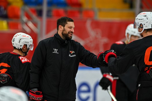 Раскатка «Авангарда» перед выездным матчем со «Спартаком»