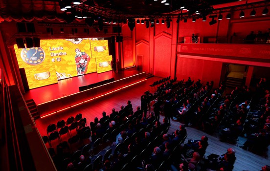 «Авангард» на церемонии представления участников ФОНБЕТ Матча Звезд КХЛ 2020